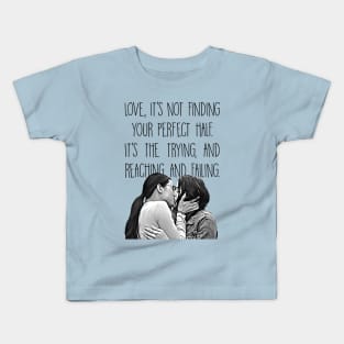 Ellie and Aster - The half of it Kids T-Shirt